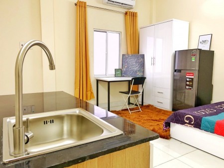Cho thuê phòng trọ tại trung tâm Bình Thạnh, đầy đủ tiện nghi nội thất, 24m2