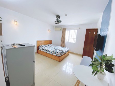 Phòng trọ Phan Chu Trinh gần chợ Bà Chiểu, mới rộng rãi, đầy đủ tiện nghi nội thất, 20m2