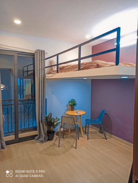 Phòng trọ cao cấp ngay trung tâm Bình Thạnh, đủ nội thất xịn xò, có gác rộng, 27m2