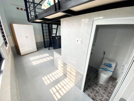 Phòng trọ cao cấp có gác lững rộng rãi, đủ tiện nghi nội thất tại Trần Bình Trọng Bình Thạnh, 27m2