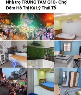Cho thuê phòng trọ cao cấp tại khu chợ ẩm thực Hồ Thị Kỷ, Quận 10, 20m2