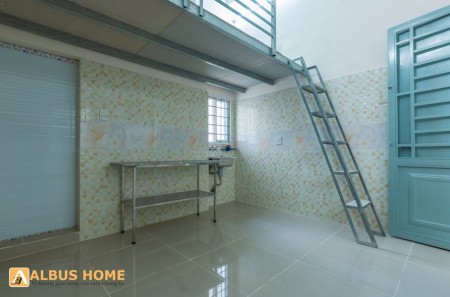 Cho thuê phòng trọ có gác cao, nhà vệ sinh riêng, tòa nhà thang máy, hầm xe có thẻ ra vô, 20m2