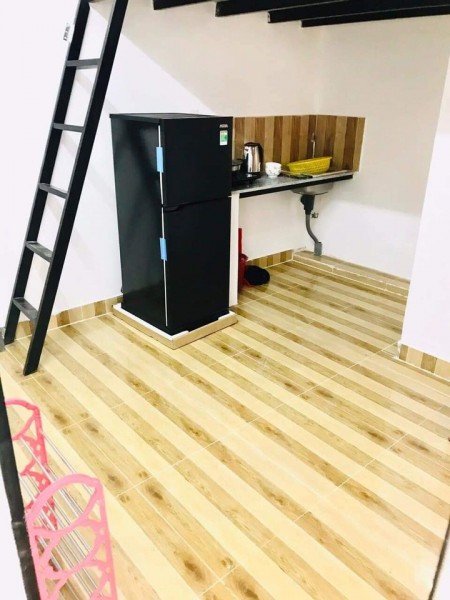 Cho thuê phòng mới xây mới 100%, sạch sẽ, có gác lửng tiết kiệm không gian, 25m2