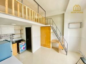 Phòng trọ cho thuê mới xây full nội thất gác cao, không chung chủ, giờ tự do, thang máy, 25m2