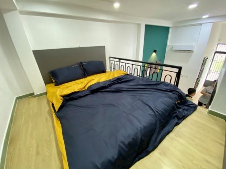 Cho thuê phòng trọ ở quận 3, nội thất gồm smart tivi, tủ lạnh 143l, máy giặt riêng, tủ quần áo, nệm, 28m2