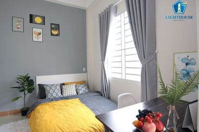 Phòng cao cấp cho thuê tại Bình Thạnh, có nội thất , có cửa sổ thoáng mát, không chung chủ, 25m2