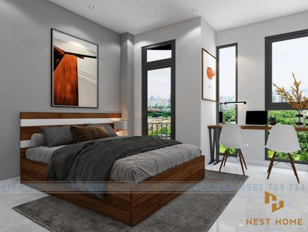 Cho thuê phòng trọ full nội thất tại Bình Thạnh, thoáng mát sạch sẽ, an ninh 24/24h, có ban công, 25m2