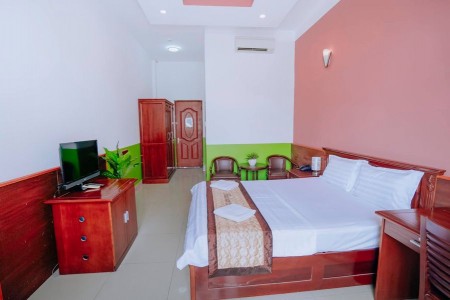 Phòng cao cấp thiết kế chuẩn khách sạn 5 sao đẹp từ màu sắc đến thiết kế, nhiều dịch free, 27m2