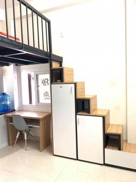 Cho thuê phòng trọ cao cấp tại 71 Chu Văn An, Bình Thạnh. Phòng có gác đầy đủ nội thất, 28m2