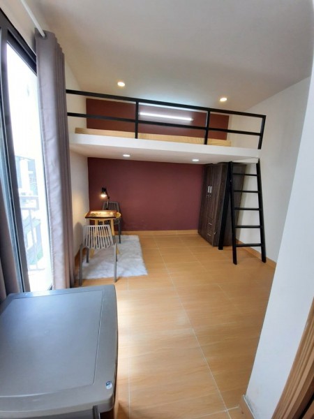 Phòng có gác rộng, đầy đủ nội thất tại Hoàng Hoa Thám trung tâm Bình Thạnh. Lh 036.956.6164, 26m2