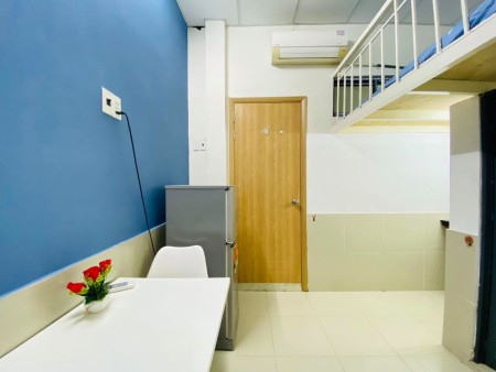 Phòng trọ tại Nơ Trang Long, P11, Bình Thạnh có sẵn đủ nội thất giá 3tr5. Lh tư vấn 0963.430.437, 26m2