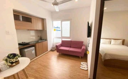 Cho thuê phòng cao cấp 1 phòng ngủ đầy đủ nội thất diện tích 35m2 tại Cửu Long, Tân Bình, 35m2