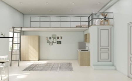 Cho thuê phòng mới dạng Duplex tại 226 Bùi Đình Túy, Bình Thạnh full nội thất mới đẹp, 25m2
