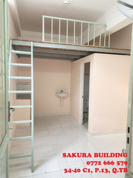 Nhanh tay chốt ngay 1 phòng duy nhất Sakura Building tại 34-40 Đường C1, Phường 13, Tân Bình, 24m2