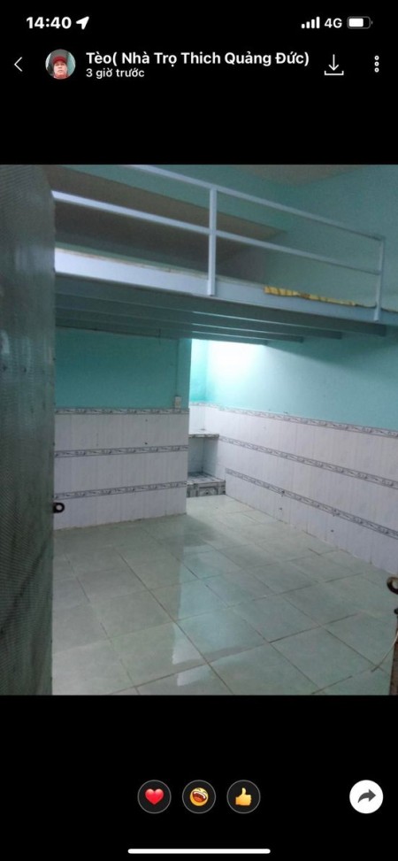 Cho thuê phòng trọ tại 20/13 Đường Thích Quảng Đức, Phường 5, Phú Nhuận, 20m2