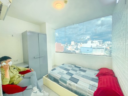 Cho thuê phòng trọ giá rẻ full nội thất gần chợ Tân Hương Tân Phú, 20m2