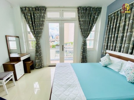 Cho thuê căn hộ 1 phòng ngủ full nội thất ở Bờ Bao Tân Thắng, Tân Phú, 35m2