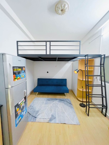 Cho thuê căn hộ có gác ở công viên Gia Định Tân Bình, 25m2
