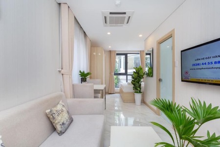 Cho thuê căn hộ dịch vụ ở Dươg Quảng Hàm _ Gò Vấp full nội thất bao hết phí chỉ việc sách vali vô ở, 35m2