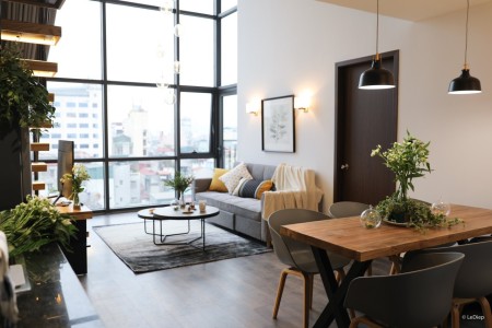 Cho thuê căn hộ cao cấp 2N1K Phố Bích Câu, Đống Đa, Hà Nội. Ô tô đỗ cửa. Dt86m2. Chỉ 30tr, 86m2