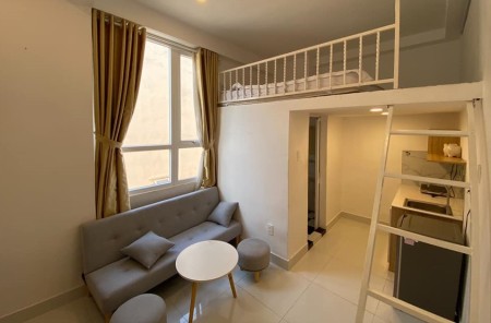 Cho thuê căn hộ có gác full nội thất gần chợ Thạch Đà Gò Vấp, 30m2