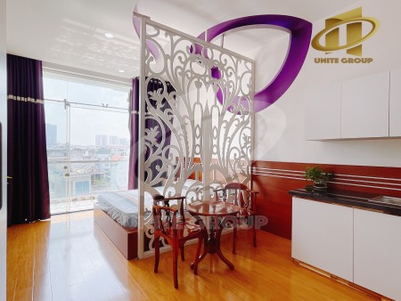 Studio mới Quận 7 có ban cong cửa sổ ngay RMIT, 35m2