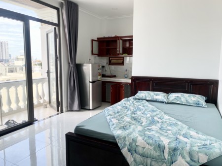 Xịn mịn Căn hộ Studio full nội thất, ban công, thoáng mát tại tt quận4, 35m2