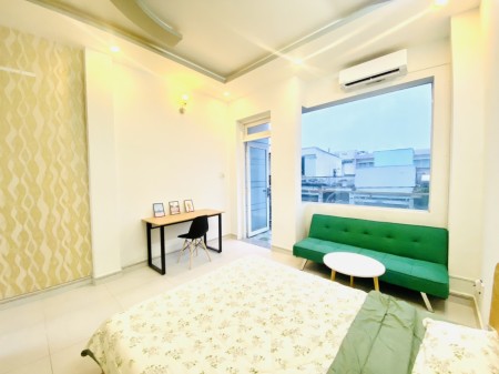 Studio ban công full nội thất tại Âu Dương Lân Quận 8, 30m2