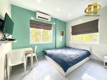 Quận 7 căn hộ full nội thất, an ninh cửa sổ lớn, tiện nghi thoáng tại Hưng Gia, 30m2