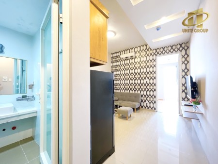 Quận 7 – Studio đã full nội thất, ban công thoáng mát, 30m2