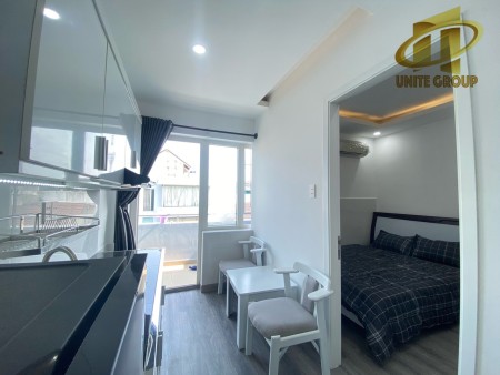 Cho thuê căn hộ 1PN full nội thất máy giặt riêng ban công rộng thoáng an ninh tại kdc Trung Sơn, 30m2