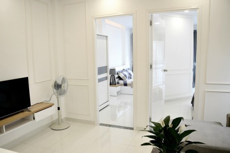 Căn hộ 2PN máy giặt riêng bancon gần cầu Nguyễn Văn Cừ,cầu chữ Y - Quận 8, 45m2