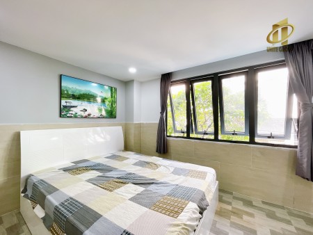 Căn hộ Stuido full nội thất, cửa sổ rộng an ninh, thoáng gần chợ Tân Mỹ, 20m2