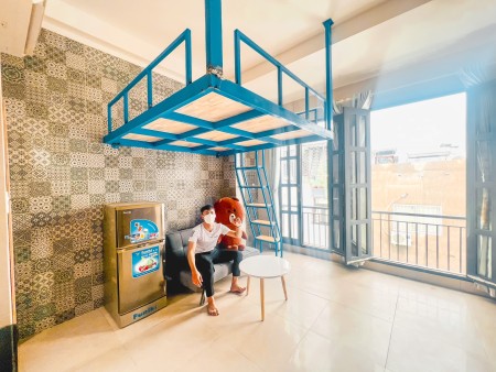Cho thuê phòng trọ có GÁC CAO 2m ngay Chợ Tân Hương, 30m2