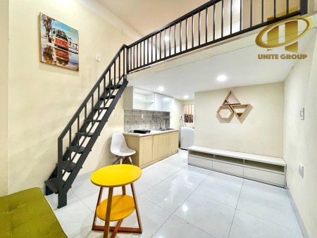 Căn hộ Duplex full thất, rộng, cửa sổ thoáng, máy giặt riêng gần Lotte, 30m2