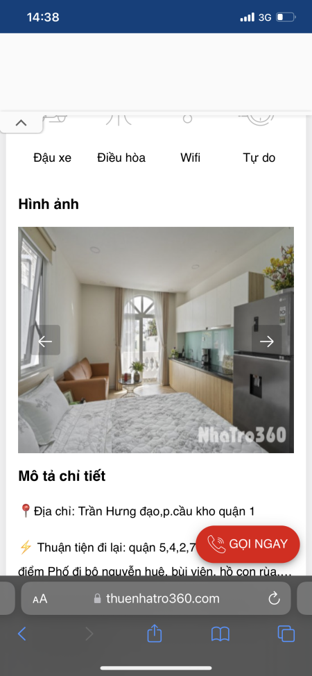 Căn hộ full NT bancon cửa sổ gần Lotte Mart, bigc , cầu phú mỹ- Quận 7, 35m2