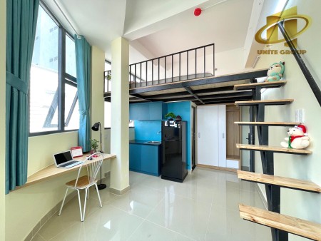Cho thuê căn hộ Studio-Duplex full nội thất cửa sổ lớn thoáng mát-quận 7, 30m2