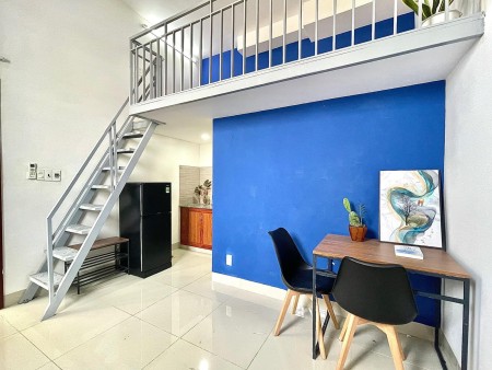 Q7 cho thuê Duplex giá HSSV, full nội thất, gác cao cửa sổ thoáng, gần RMIT chợ Tân Mỹ, 30m2