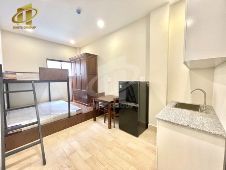 Cho thuê căn hộ trống sẵn full nội thất, đẹp thoáng, giá rẻ an ninh tại q7 gần TDTU, 25m2