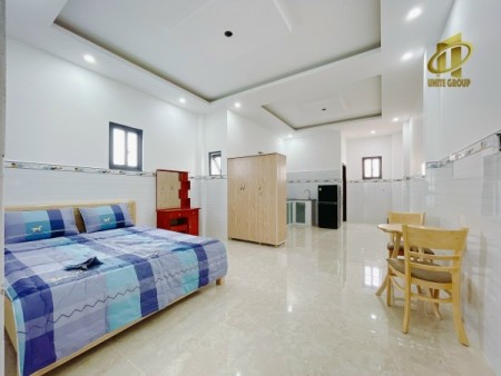 Cho thuê căn hộ full nội thất máy giặt riêng rộng cửa sổ thoáng an ninh gần Lotte TDTU, 30m2