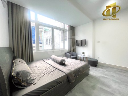 Cho thuê căn hộ dịch vụ trung tâm quận 1, gần phố đi bộ nguyễn huệ,bùi viện,đh luật, cầu thủ thiêm2, 30m2