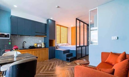 Quận 7 – Studio full nội thất sang xịn, ban công thoáng mát, 35m2