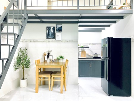 Căn hộ mini Duplex xinh xắn, full nội thất, đủ tiện nghi cửa sổ thoáng, giá tốt, 35m2