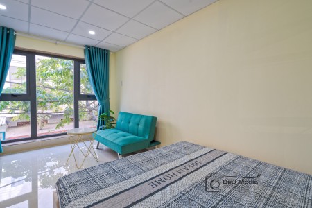 Quận 7 - Căn hộ 1 PN tách bếp full nội thất Lý Phục Man gần khu chế xuất Tân Thuận, 35m2