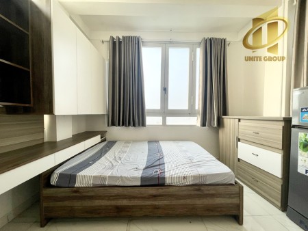 CĂN HỘ STUDIO FULL NT, 30m2,CỬA SỔ LỚN,VIEW CỰC SỊN,GẦN VÕ VĂN KIỆT,TRƯỜNG ĐH KINH TẾ, BV NHIỆT ĐỚI, 30m2