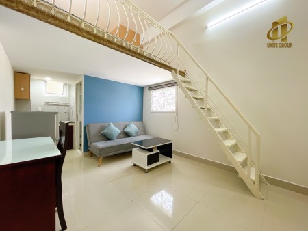 Cho thuê căn hộ duplex full nội thất, thoáng sáng, đủ tiện nghi, an ninh gần TDTU, chợ, 35m2