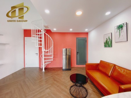 Cho thuê căn hộ duplex cao cấp full nội thất, ban công siêu rộng tiện nghi, an ninh tại q7, 35m2