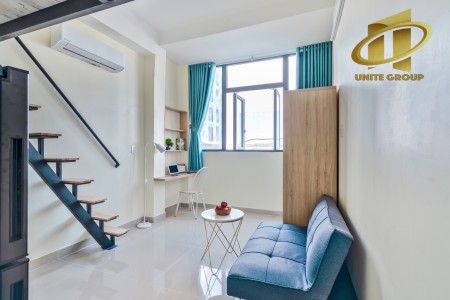 Căn Hộ Dạng Duplex Mới Xây 2 Mặt Tiền Ngay Lý Phục Man Quận 7, 35m2