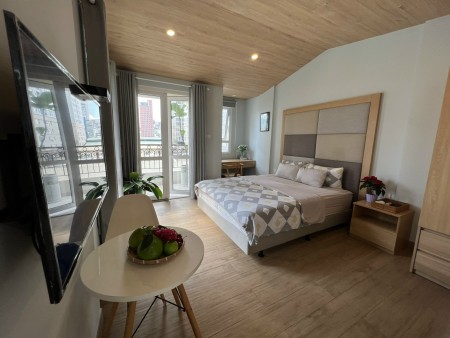 Căn hộ full nội thất, ban công thoáng, thiết kế vintage sang trọng, an ninh tại quận 4, 35m2