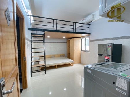 Duplex đầy đủ nội thất máy giặt riêng, tại Tân Quy gần TDTU, LOTTE.., 30m2